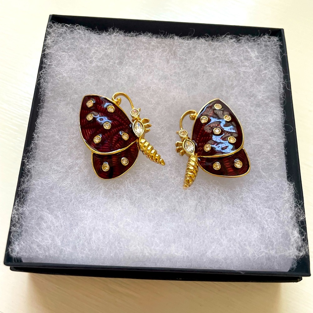 VINTAGE JUDITH LIEBER EARRINGS